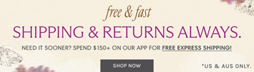 Newsletter content from freepeople