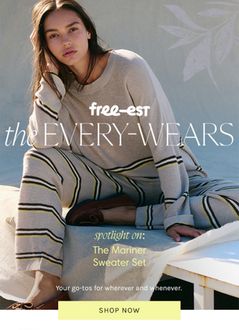 Newsletter content from freepeople