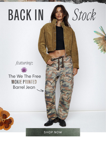 Newsletter content from freepeople