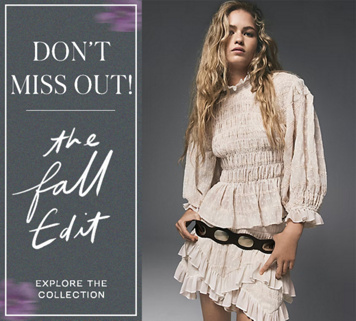 Newsletter content from freepeople
