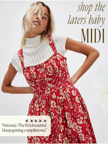 Newsletter content from freepeople