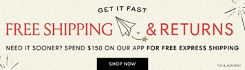 Newsletter content from freepeople