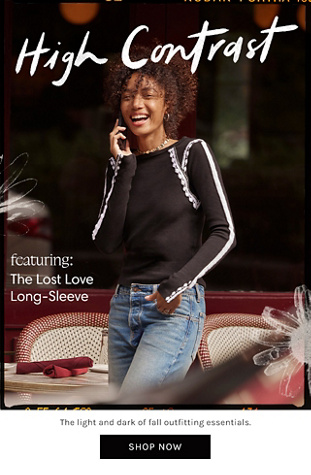 Newsletter content from freepeople