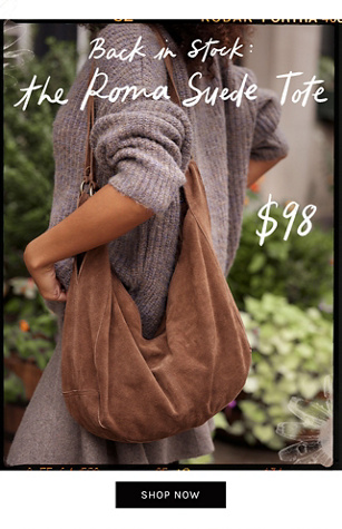 Newsletter content from freepeople