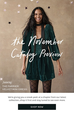 Newsletter content from freepeople