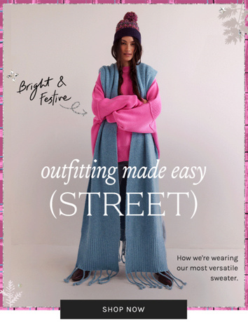 Newsletter content from freepeople