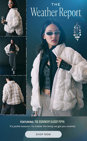 Newsletter content from freepeople