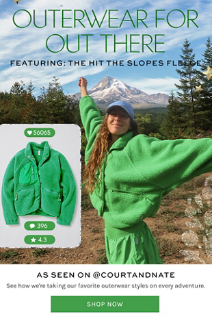 Newsletter content from freepeople