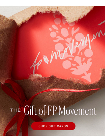 Newsletter content from freepeople