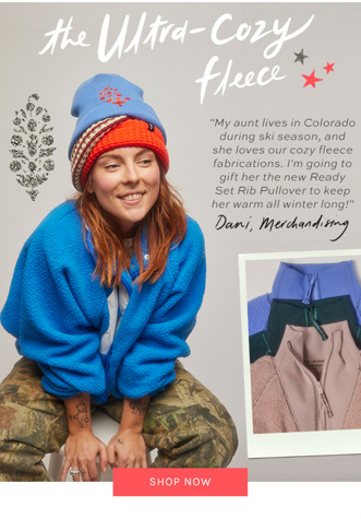 Newsletter content from freepeople