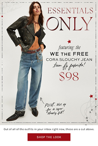 Newsletter content from freepeople