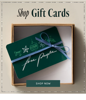 Newsletter content from freepeople
