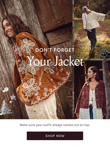 Newsletter content from freepeople