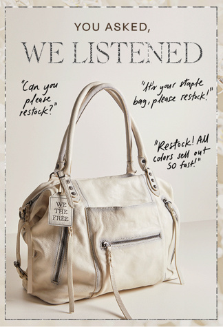 Newsletter content from freepeople