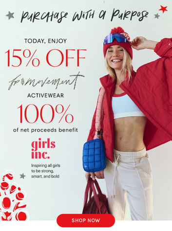 Newsletter content from freepeople