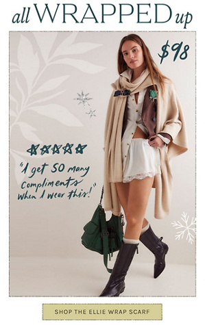 Newsletter content from freepeople