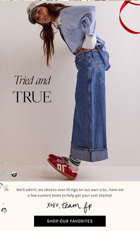 Newsletter content from freepeople