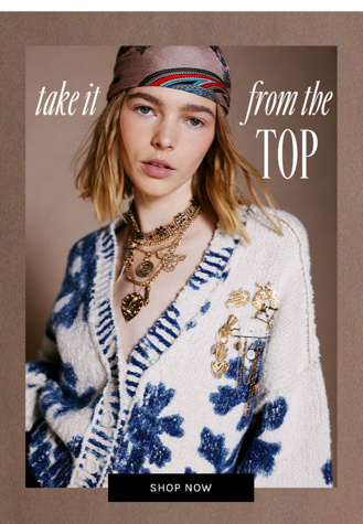 Newsletter content from freepeople