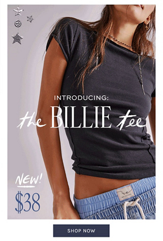 Newsletter content from freepeople