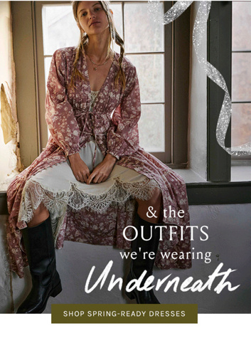 Newsletter content from freepeople