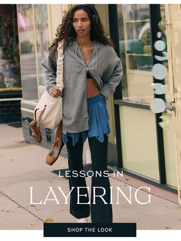 Newsletter content from freepeople
