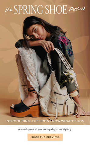 Newsletter content from freepeople