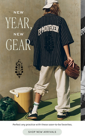 Newsletter content from freepeople