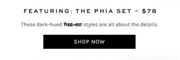 Newsletter content from freepeople