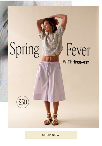 Newsletter content from freepeople