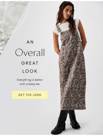 Newsletter content from freepeople