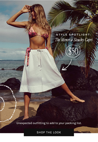 Newsletter content from freepeople