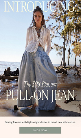 Newsletter content from freepeople
