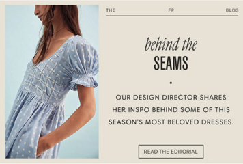 Newsletter content from freepeople