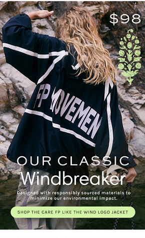 Newsletter content from freepeople