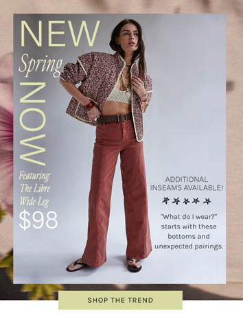 Newsletter content from freepeople