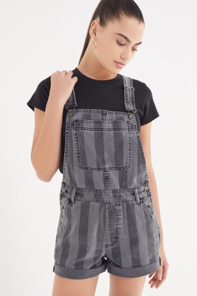 Bdg Striped Shortall Overall Urban Outfitters