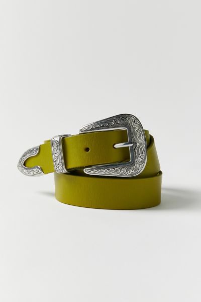 Ecote Metal Tipped Leather Belt Urban Outfitters