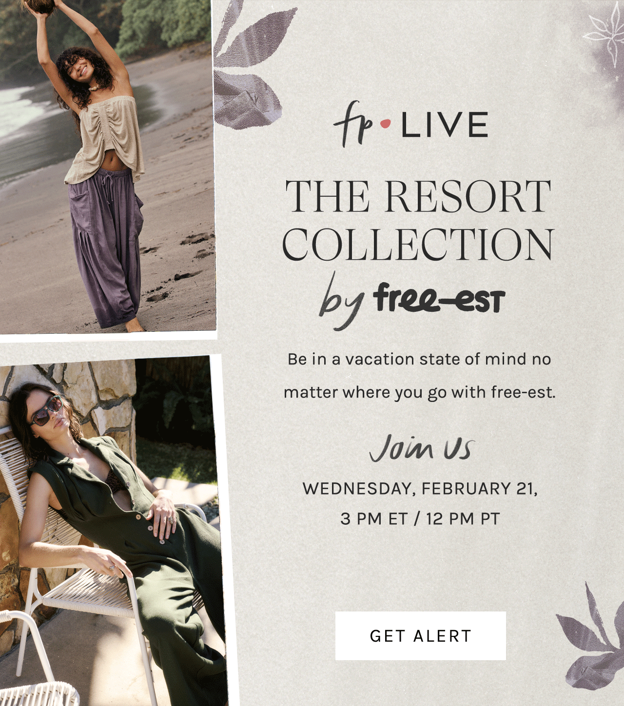 Newsletter content from freepeople