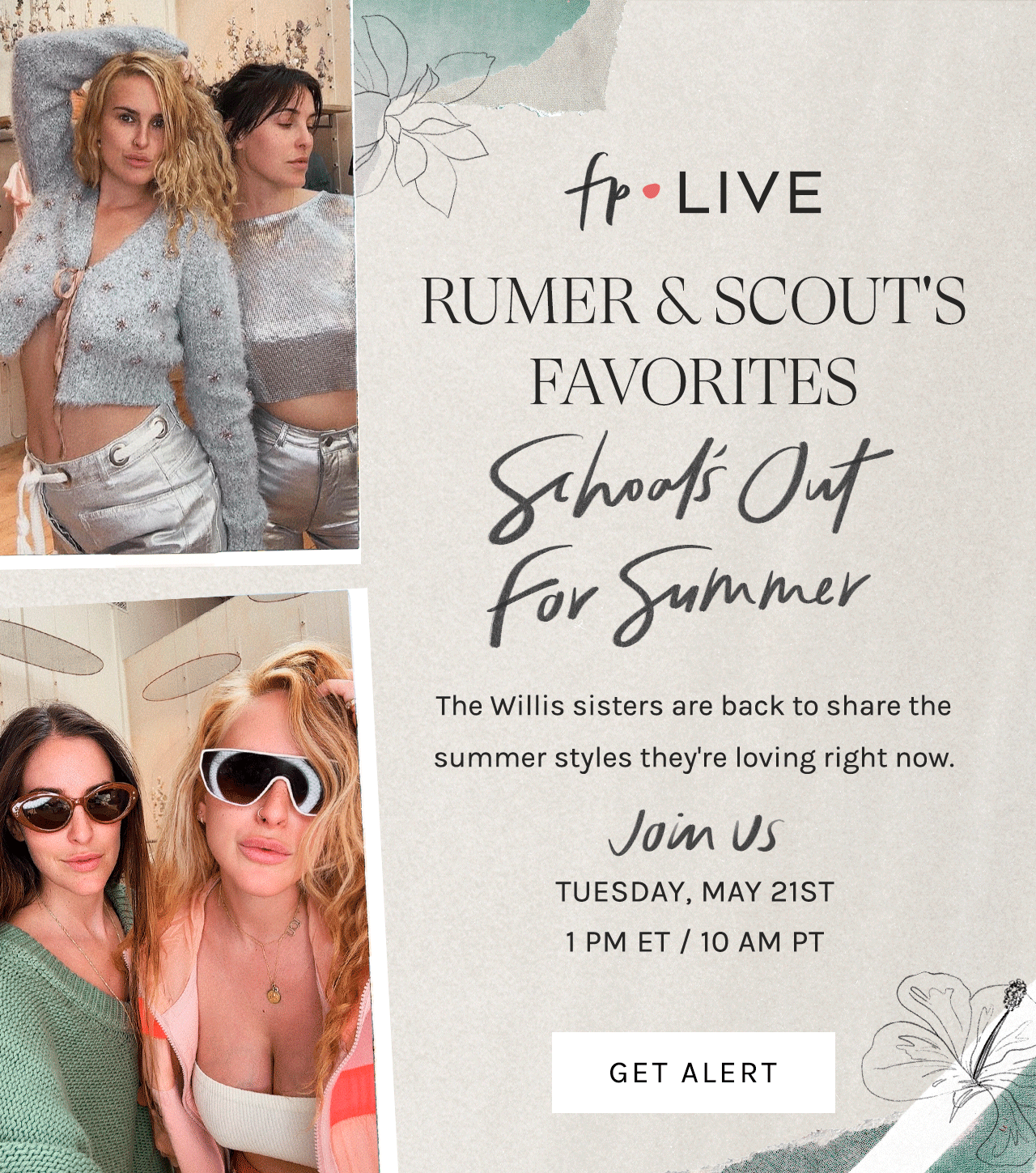 Newsletter content from freepeople