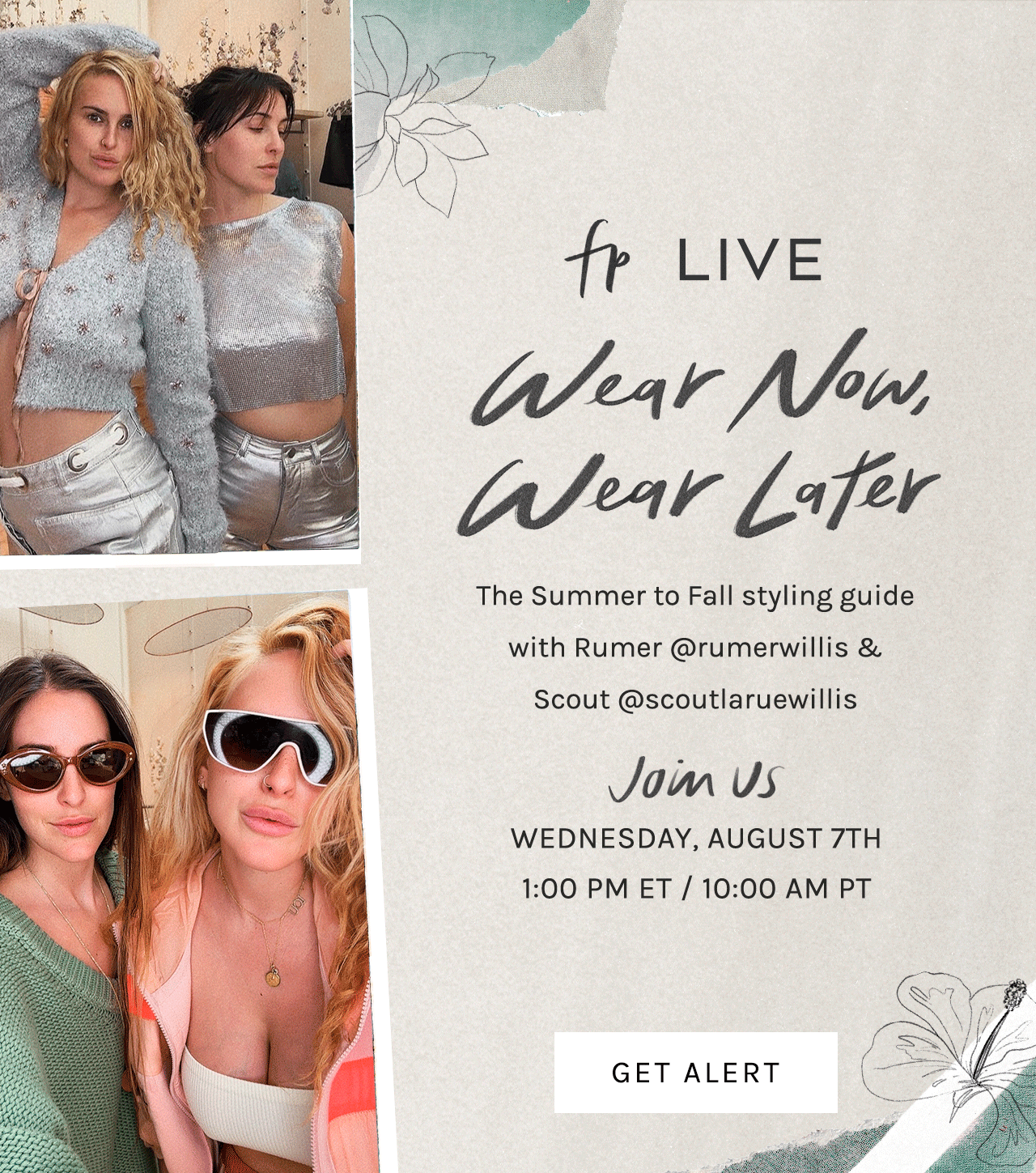 Newsletter content from freepeople