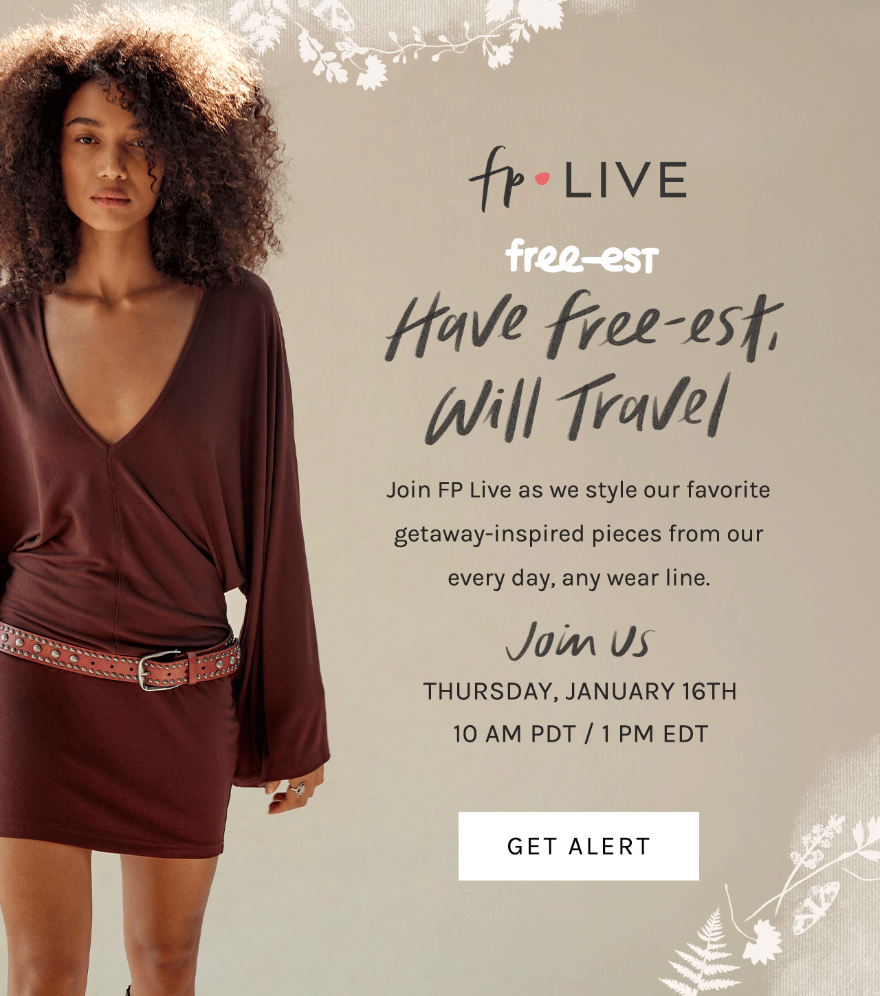 Newsletter content from freepeople
