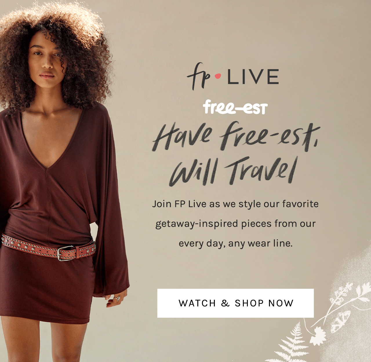 Newsletter content from freepeople