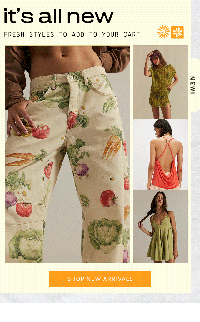 Newsletter content from freepeople