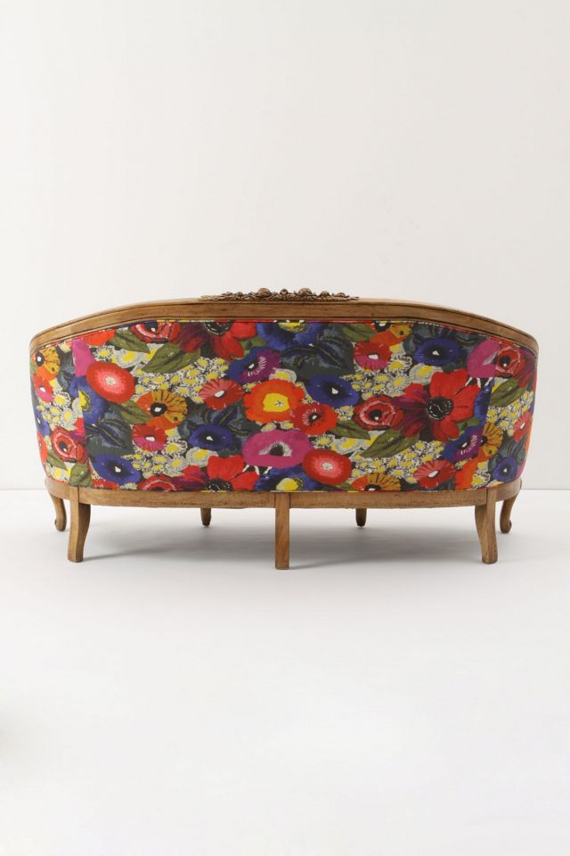 Amelie Sofa, Blazing Poppies #1