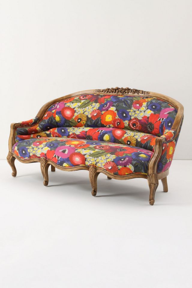 Amelie Sofa, Blazing Poppies #2