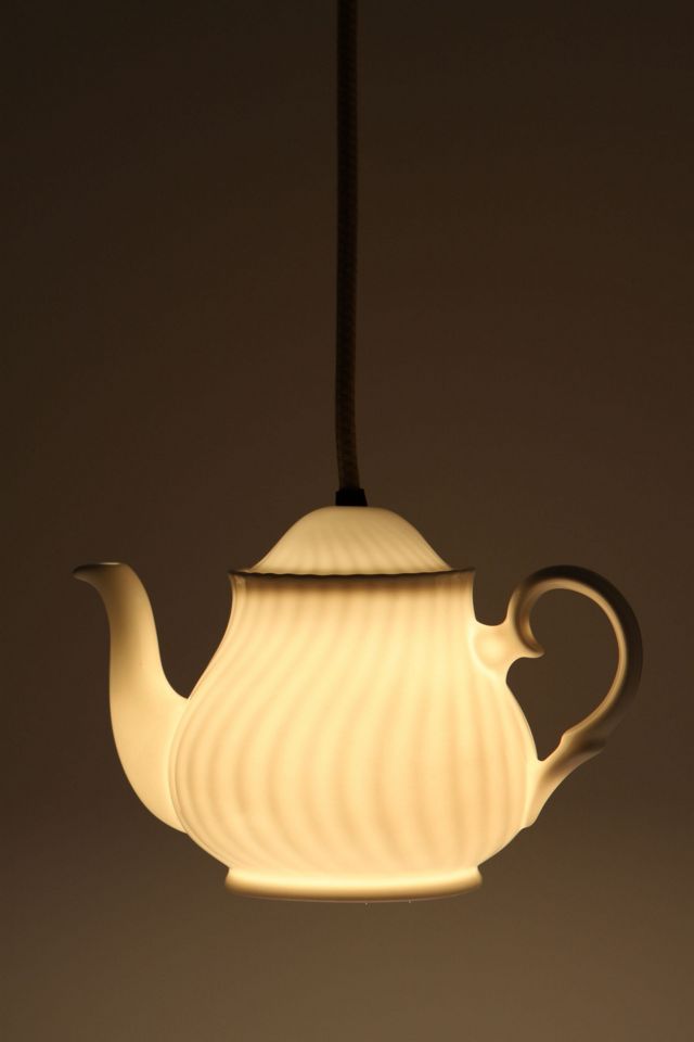 Teapot Pendant, Wavy #2