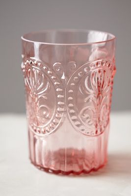 Anthropologie Fleur-de-lys Tumbler In Pink