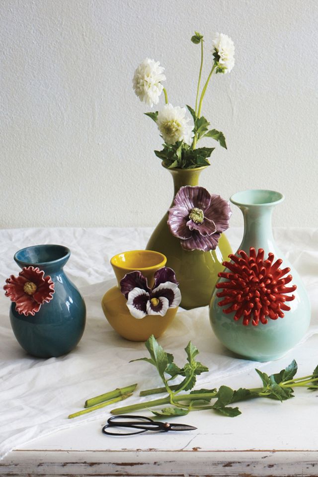 Curvy Chrysanthemum Vase #2