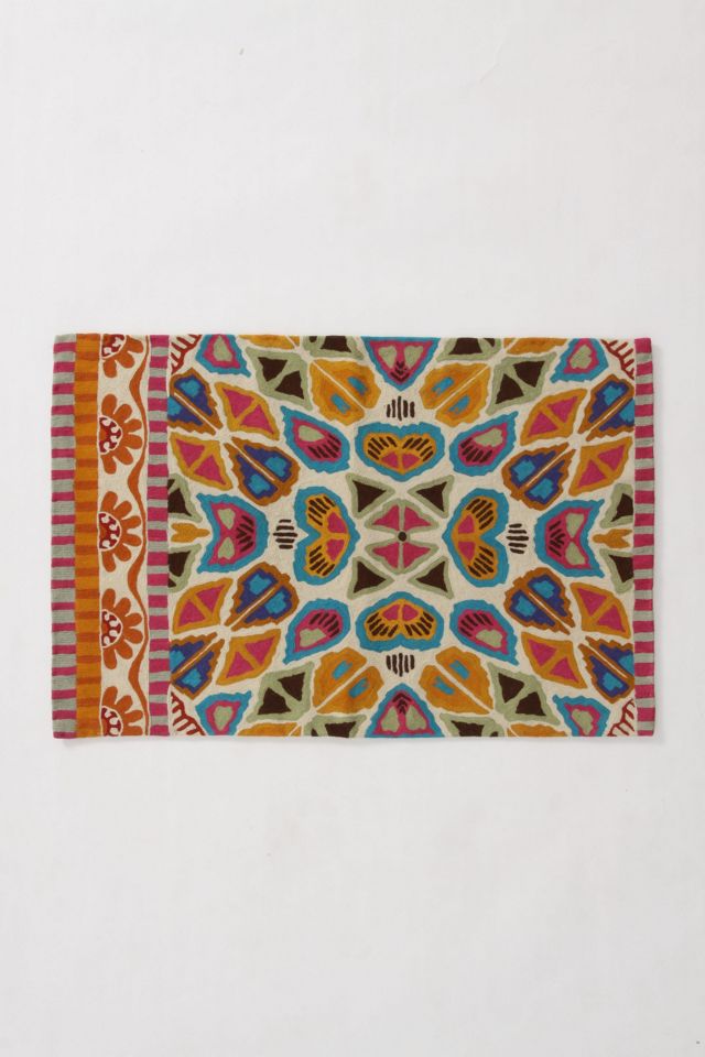 Flutter Pattern Rug | Anthropologie