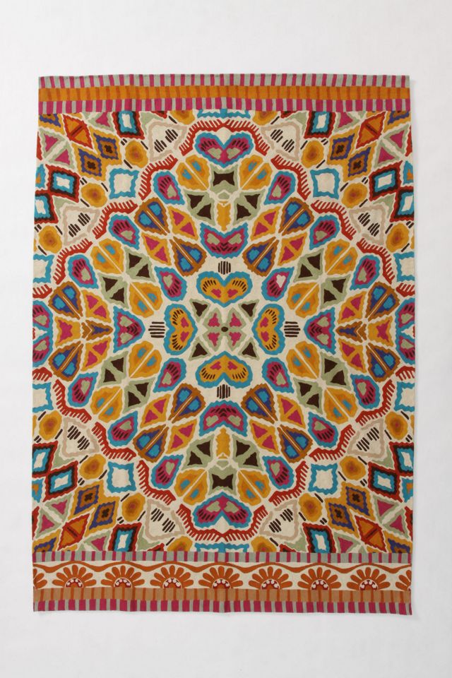 Flutter Pattern Rug | Anthropologie